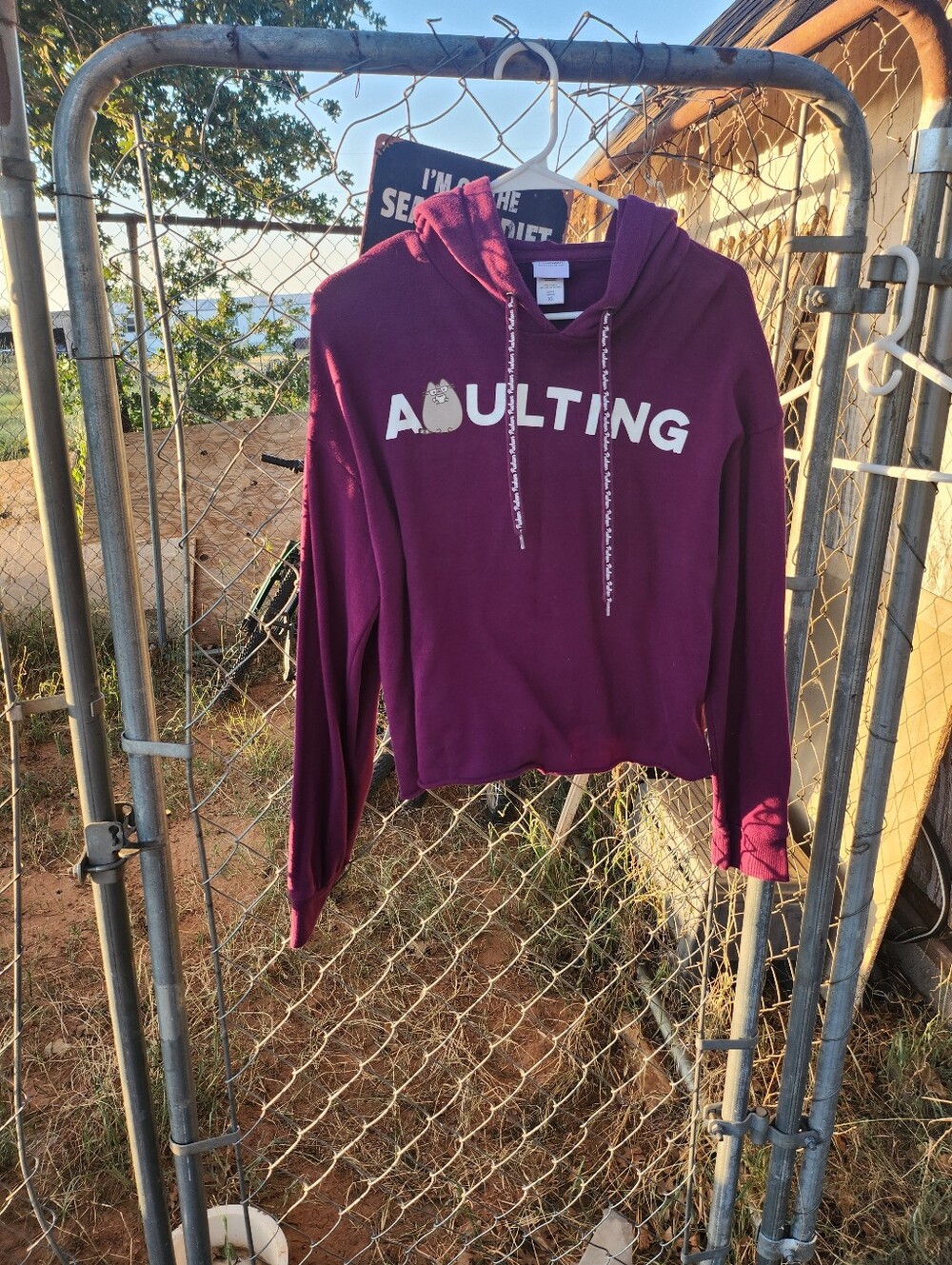 Purple Adulting Hoodie